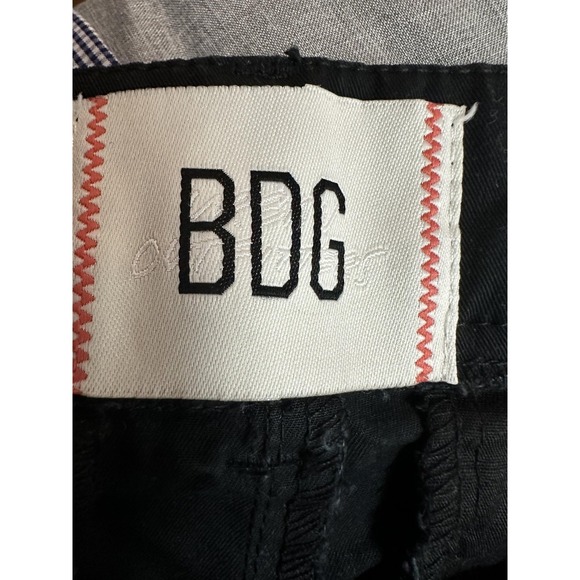 BDG Shorts Womens 12 Black Casual Chino Classic Pockets Urban Outfitters Summer - Picture 4 of 10